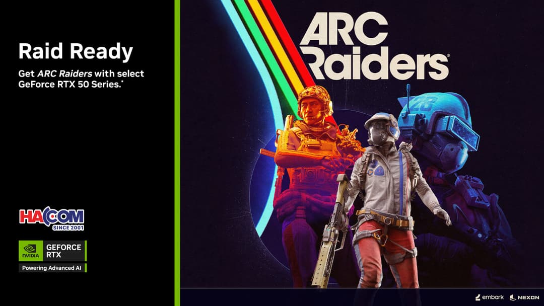 Sở Hữu Ngay ARC Raiders Deluxe Edition Khi Mua GeForce RTX 50 Series – Ưu Đãi Đặc Biệt Từ NVIDIA!