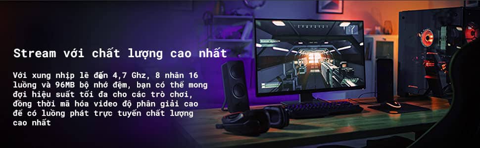 CPU AMD Ryzen 7 5800X (3.8 GHz Upto 4.7GHz / 36MB / 8 Cores, 16 Threads / 105W / Socket AM4)