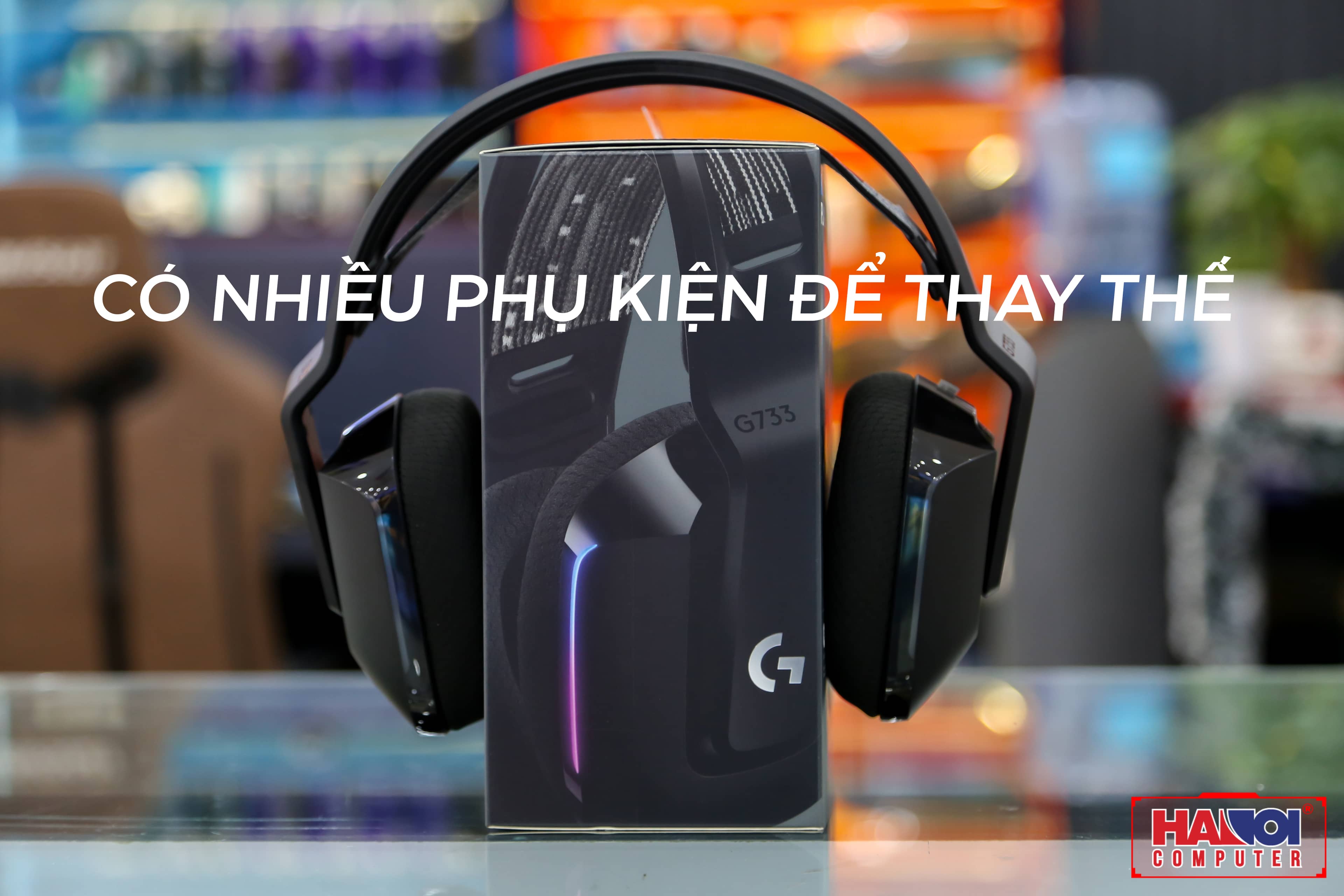 Tai nghe Gaming Logitech G733 LIGHTSPEED Wireless 7.1 RGB