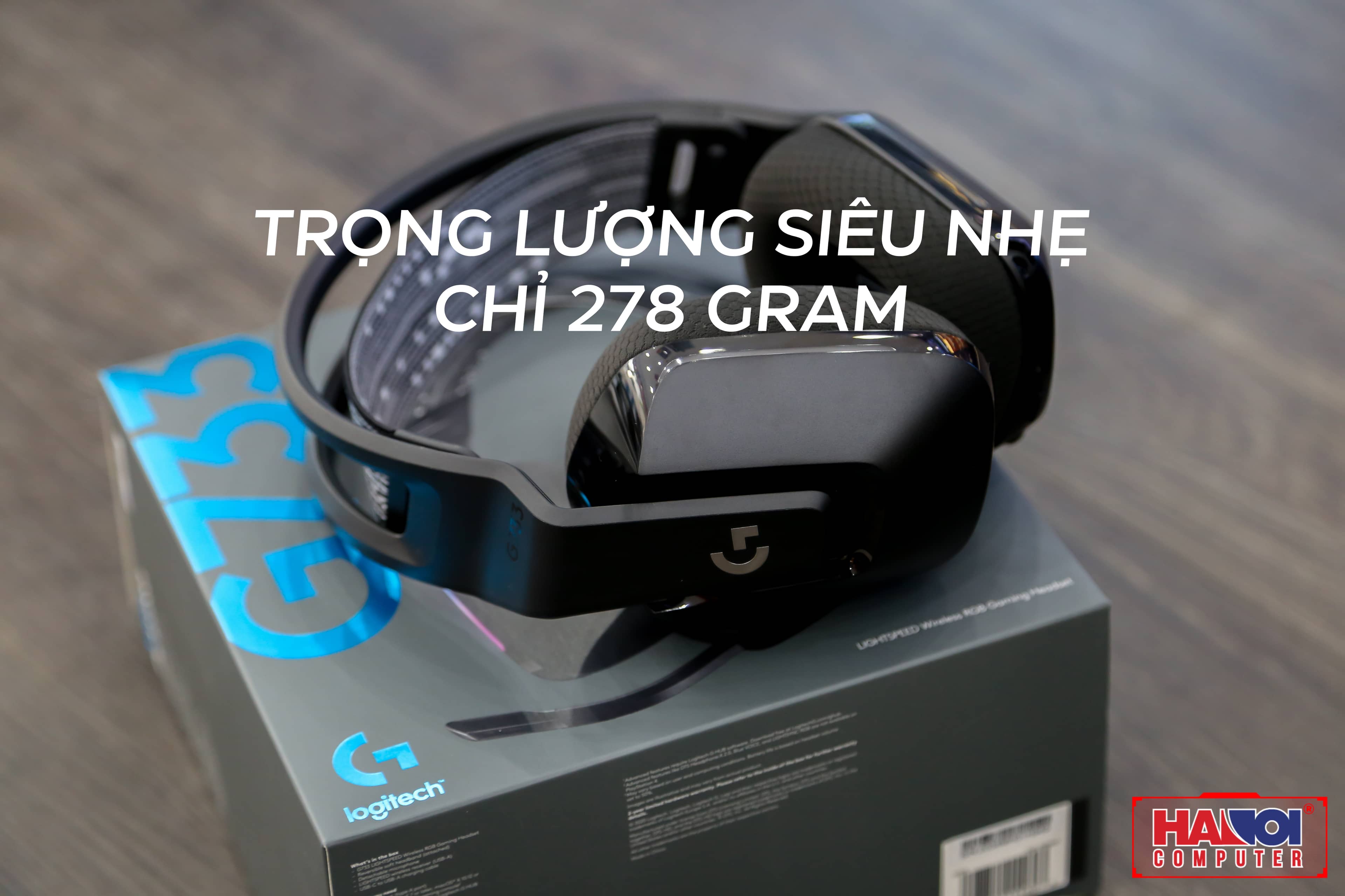 Tai nghe Gaming Logitech G733 LIGHTSPEED Wireless 7.1 RGB