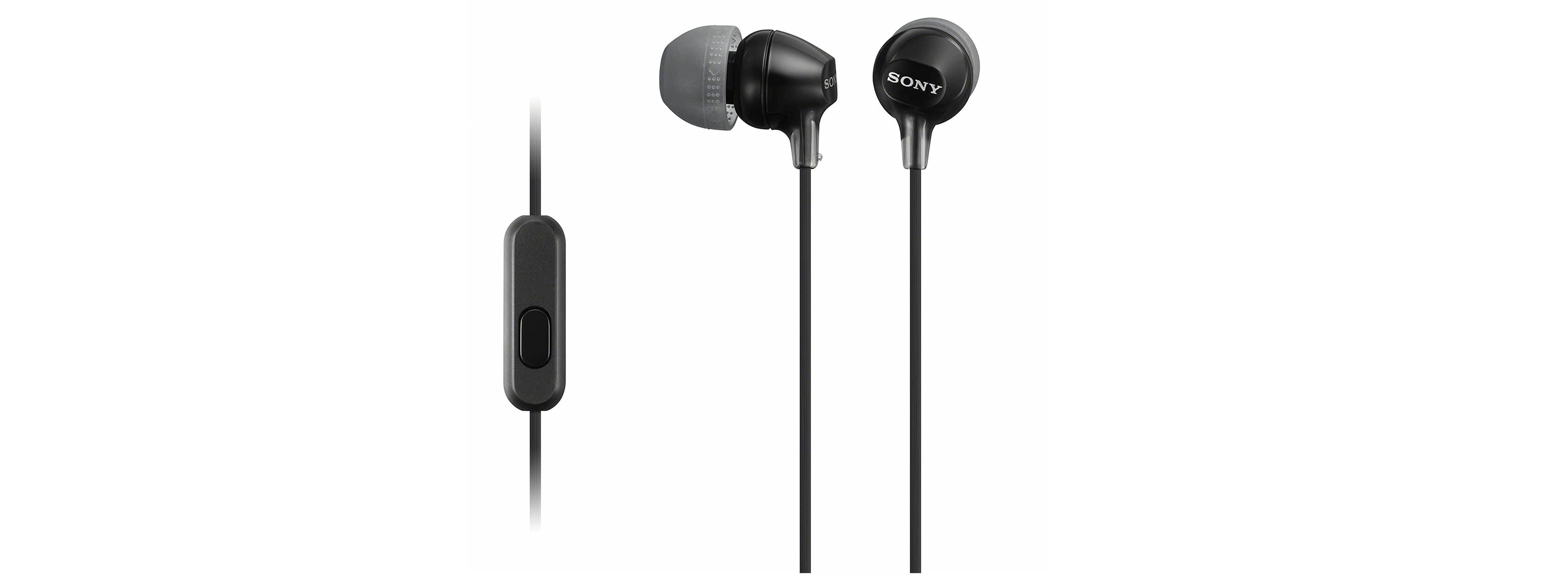 Tai nghe Sony EX15AP Trắngtích hợp micro tiện lợi