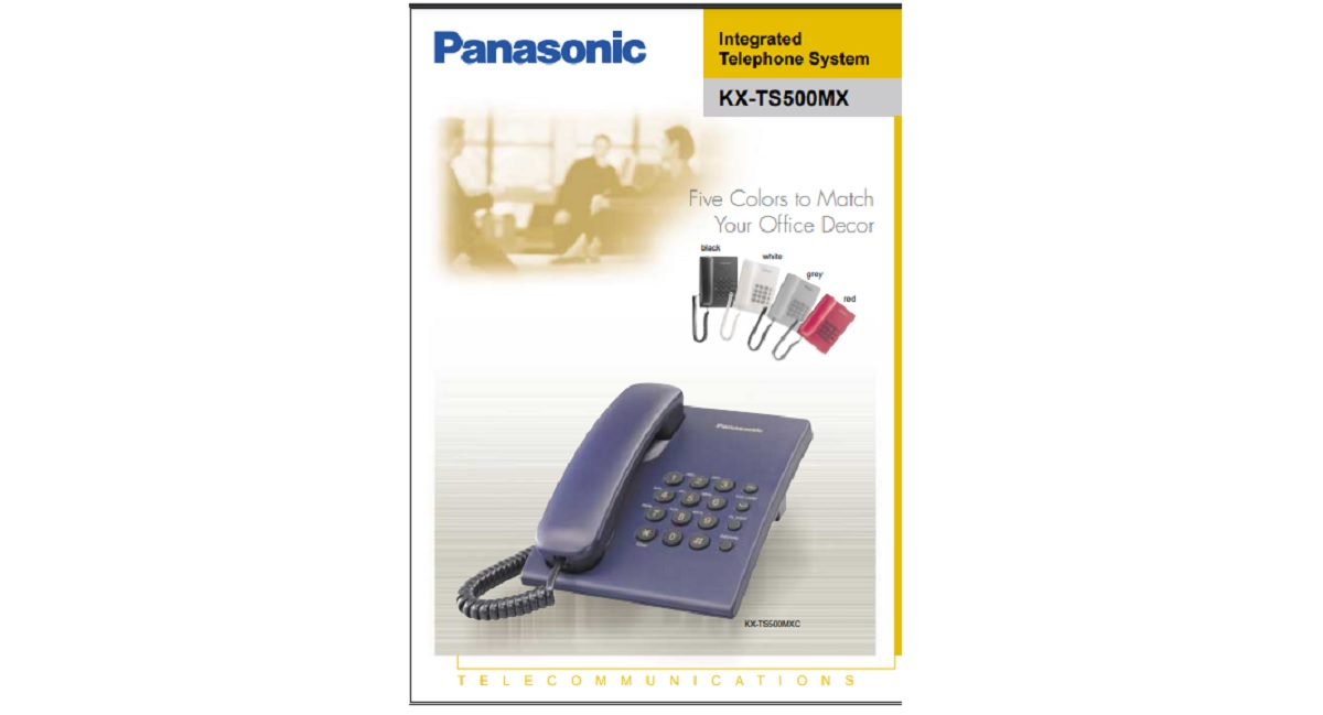 Máy Điện Thoại Panasonic KX-TS500 - Màu Xanh 1