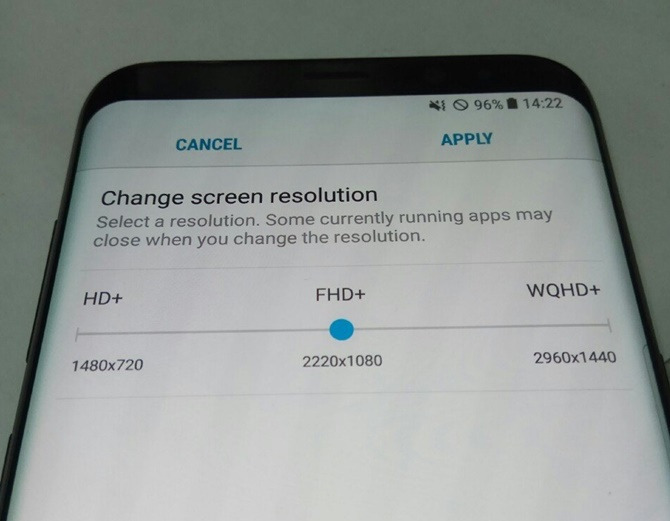Cách chỉnh tần số quét màn hình điện thoại Samsung đơn giản cách 2 bước 2