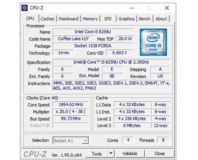 Kiểm tra main máy tính sống hay chết bằng CPU-Z bước 2-1