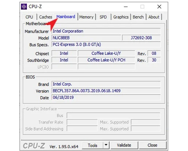 Kiểm tra main máy tính sống hay chết bằng CPU-Z bước 2-2